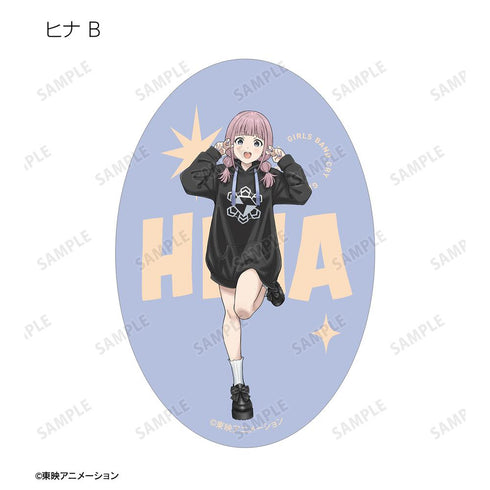 『ガールズバンドクライ』描き下ろし 私服ver. トレーディングダイカットステッカー(単位/BOX)